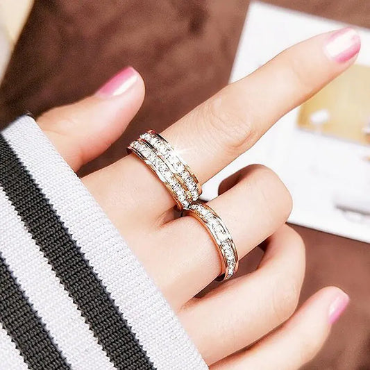 Elegant  Diamond Starry Ring
