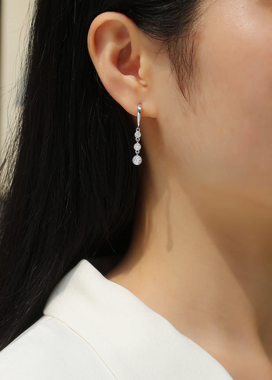 Multi-diamond Moissanite Earrings