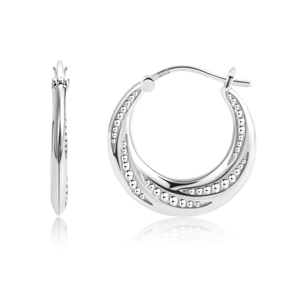 Silver Hoop Earrings